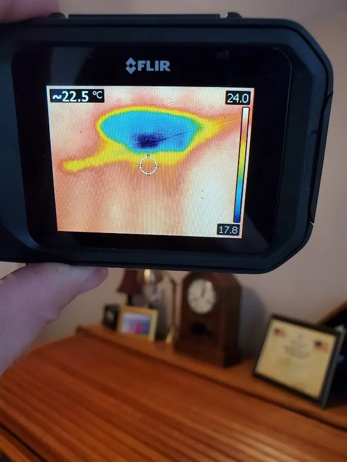 Thermal imaging inspection for water damage in Ottawa